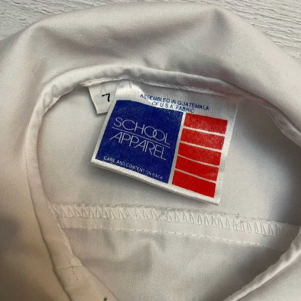 School apperal short sleeved button down‎ shirt 7